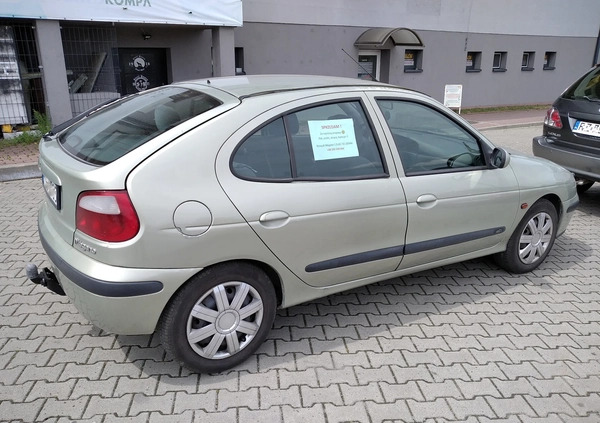 Renault Megane cena 3790 przebieg: 230000, rok produkcji 2002 z Rzeszów małe 301